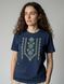 Жіноча вишита футболка- вишиванка темно синя "Капитолина" S FF-51 фото 1